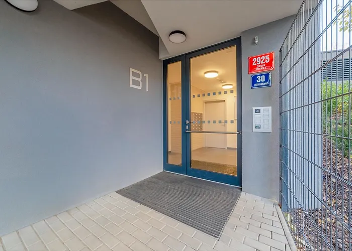 Chic Prague Living At Vista Serenity Apartment With Balcony